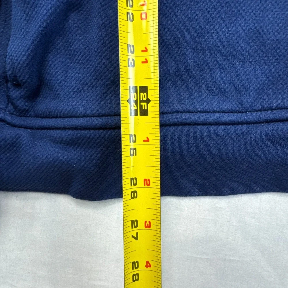 FLX Urban Commuter Pullover Hoodie Mens Large Blue Raglan Long Sleeve Drawstring
